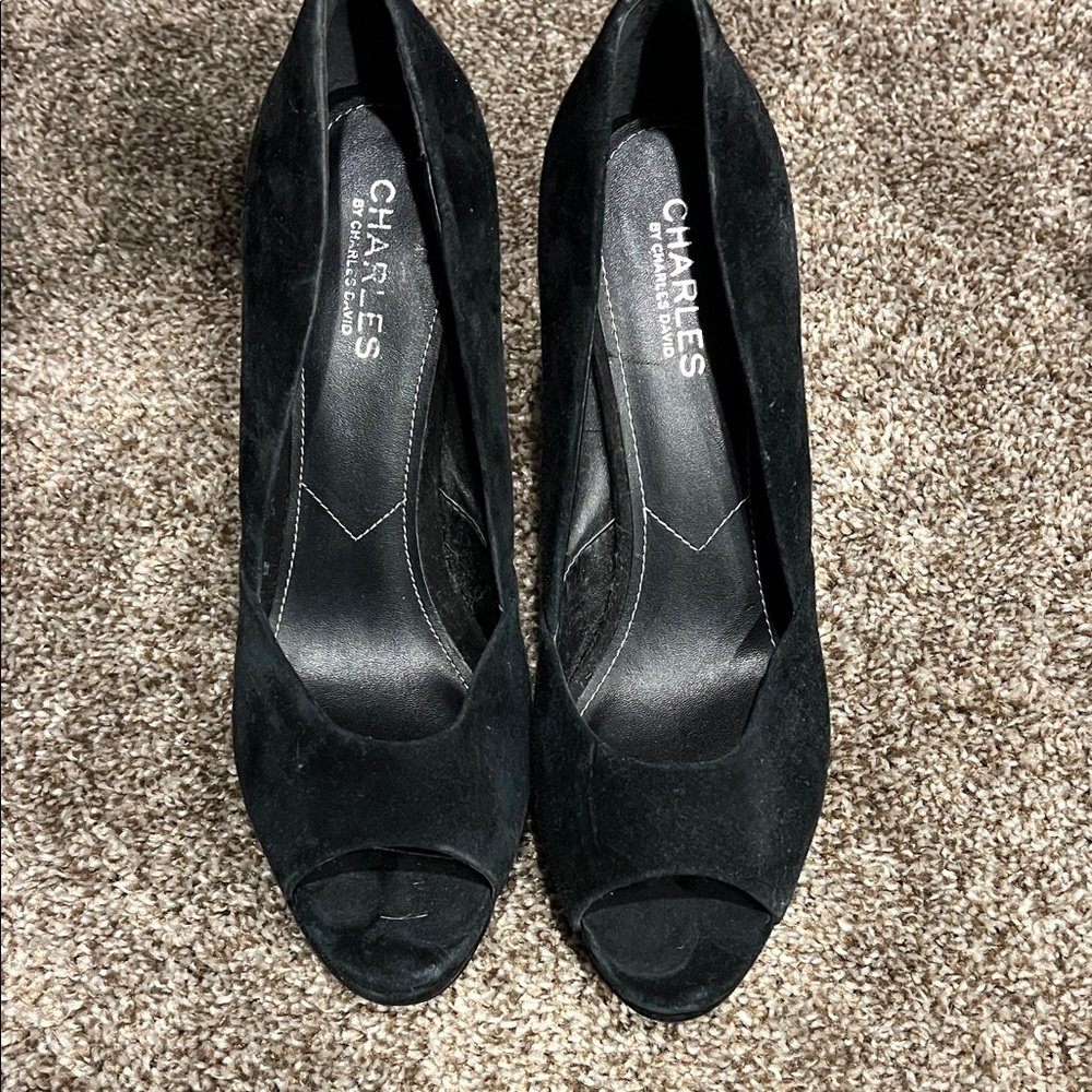 Charles by Charles David Elegant Black Heels